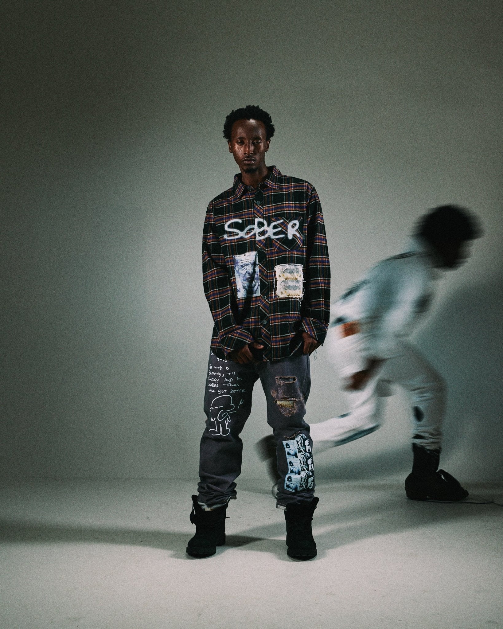 SOBER Flannel - Troubled Water